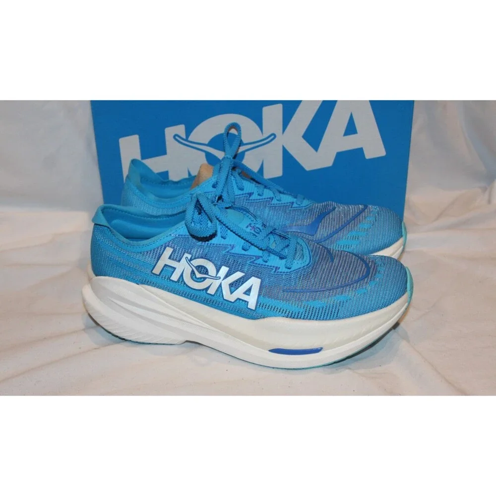 NEW Hoka‎ One Men's MACH X 2 RUNNING SNEAKERS SYVR BLUE SZ 11.5 NEW $190